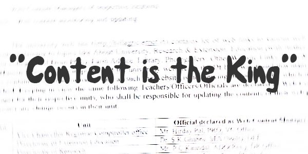 content-is-king
