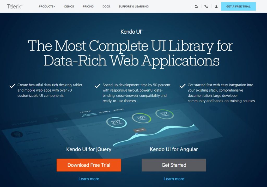 Telerik&rsquo;s Kendo UI for Web Applications