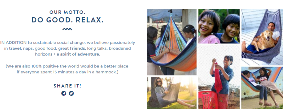 About Us page for Brand